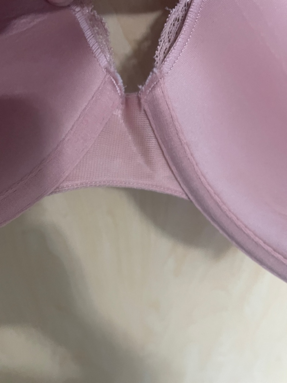 Torrid Curve Push-Up Plunge Molded Cup Lace-Trim Bra in Dusty Rose 42DDD - Picture 9 of 11